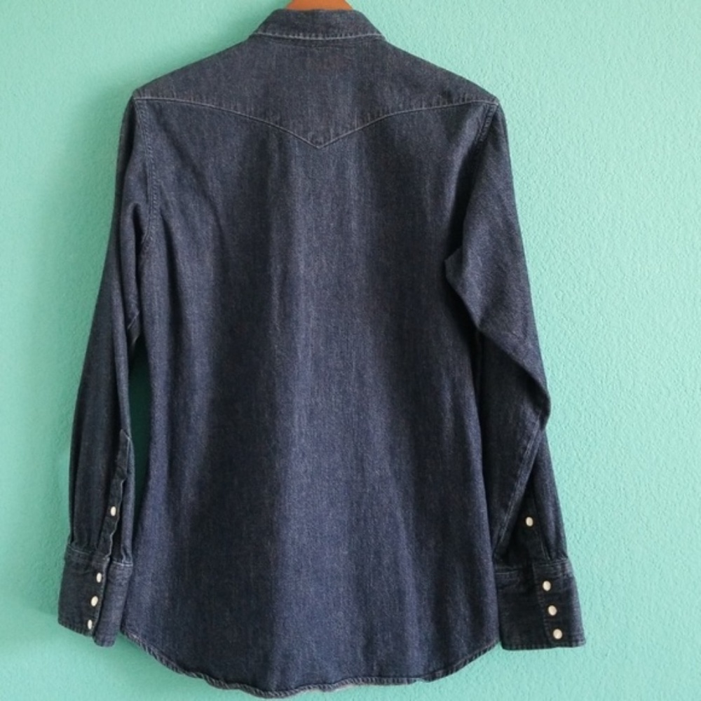 {Banana Republic} Western Denim Button Down Top - Picture 4 of 8